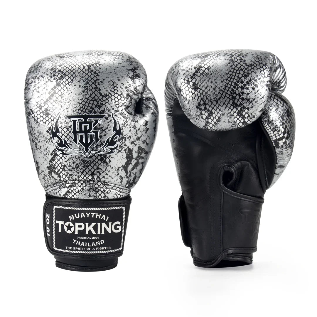 Top King TKBGSS-02 Super Snake Python Pattern Boxing Gloves