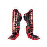Top King TKSGRS Rose Shin Guards Floral Leather — product photo 2