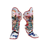 Product photo of Top King TKSGCT-JP Shin Guards Japanese Art Design