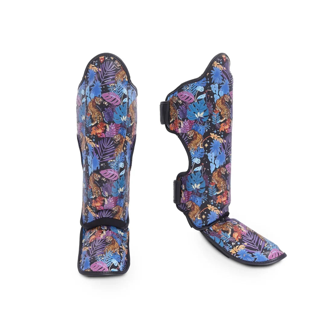 Product photo of Top King TKSGWT Shin Guards Tiger Design