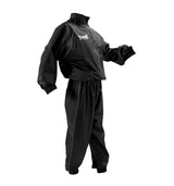 Twins Special VSS sauna suit for boxing and Muay Thai training, lightweight sweat suit jacket and pants set with full-coverage design on a white background