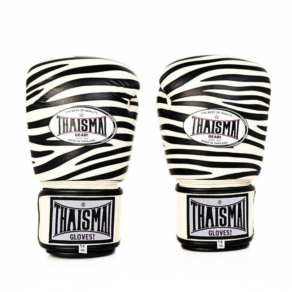 ThaiSmai [FBG124-Zebra] Muay Thai Boxing Gloves — product photo 2