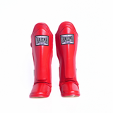 THAISMAI [LP184] Muay Thai Shin Guards Red — product photo 2