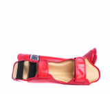 THAISMAI [LP184] Muay Thai Shin Guards Red — product photo 3