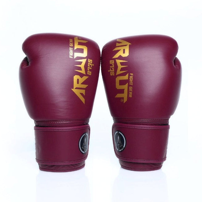 ARWUT [BG5] ''THE ASCENT'' MUAY THAI BOXING GLOVES CRIMSON RED