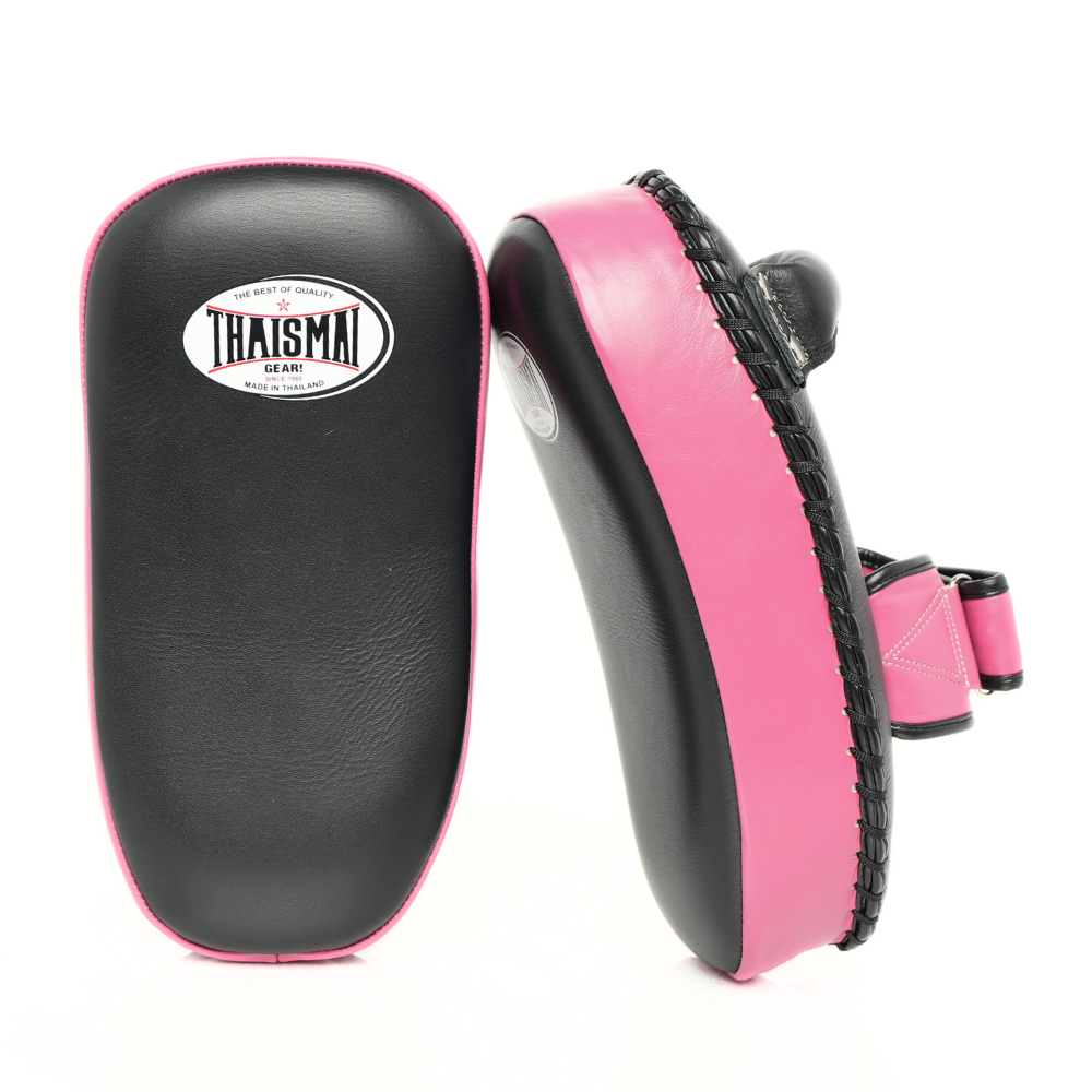 THAISMAI KP-143 Muay Thai Kick Pads – Black/Pink