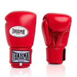 Red boxing gloves with 'Thaismai' branding on a white background