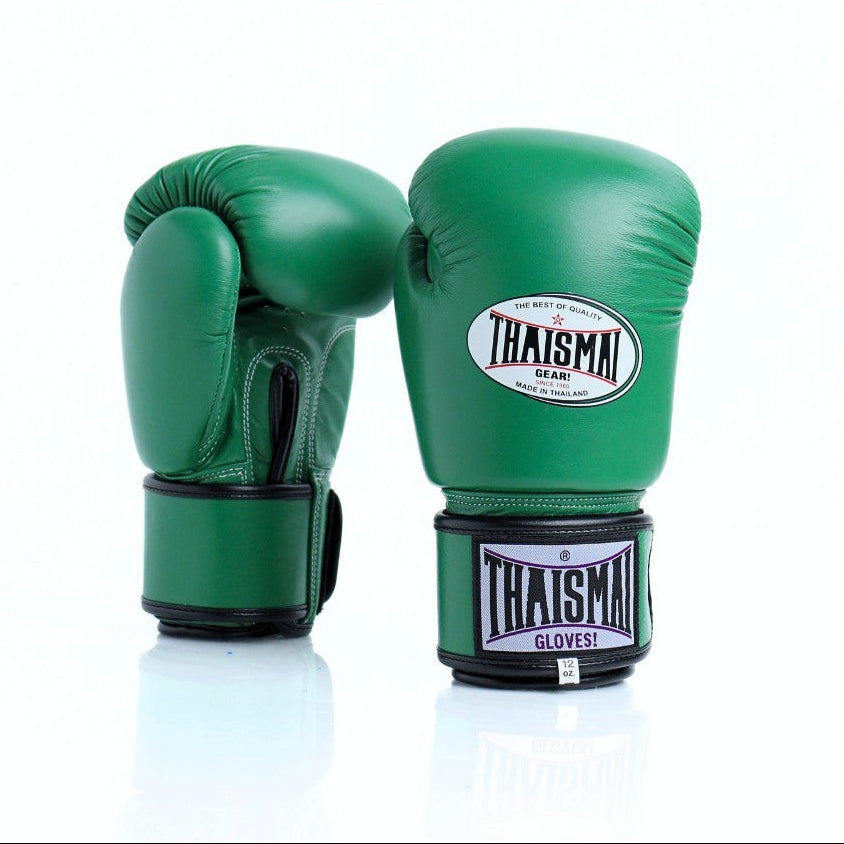 THAISMAI [BG124] Muay Thai Boxing Gloves Green