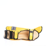 THAISMAI [LP184] Muay Thai Shin Guards Yellow — product photo 3