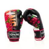 Top King TKBGRS Rose Floral Muay Thai Boxing Gloves — product photo 6
