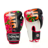 Top King TKBGRS Rose Floral Muay Thai Boxing Gloves — product photo 4