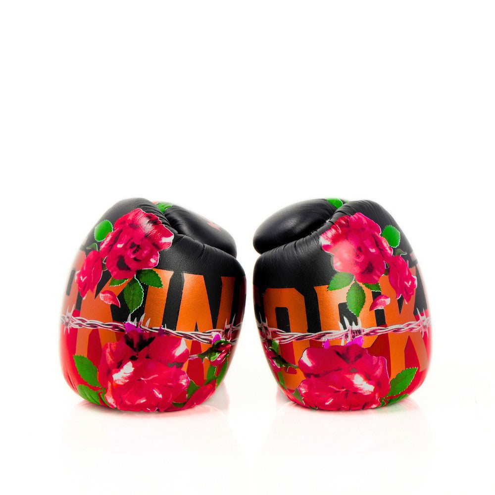 Top King TKBGRS Rose Floral Muay Thai Boxing Gloves — product photo 8