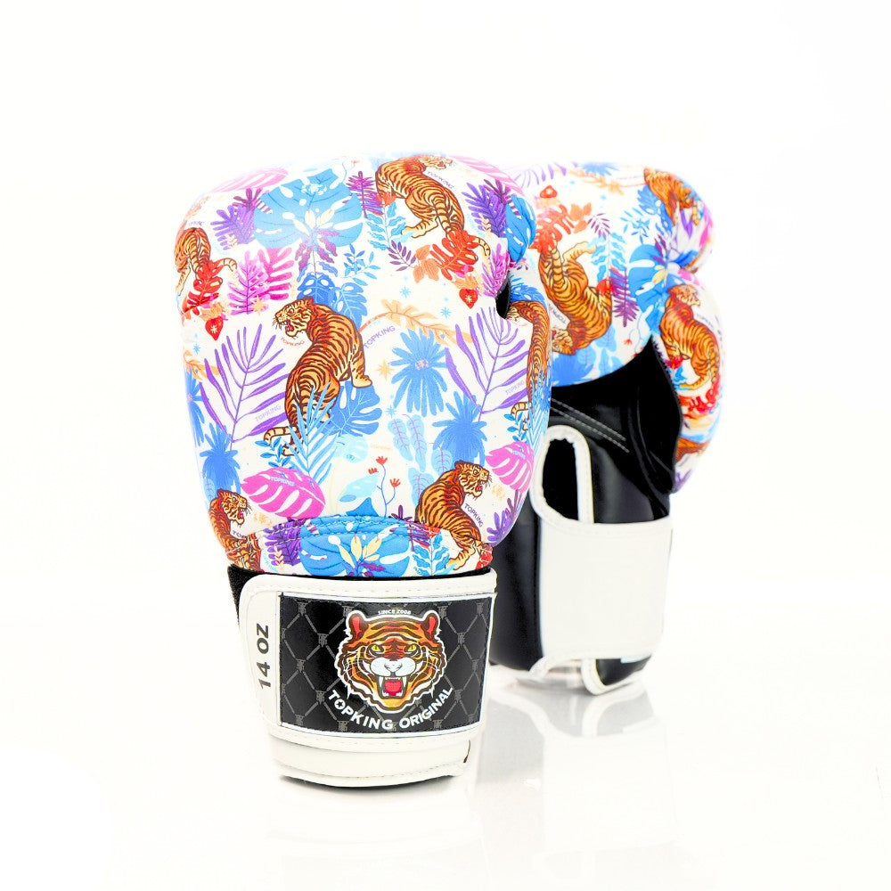 Product photo of Top King TKBGWT Wide Tiger King Muay Thai Boxing Gloves