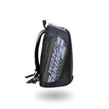 Twins Special BAG-5 backpack gym bag in black with durable storage construction, adjustable shoulder straps, zippered compartments and fight-gear carry capacity on a white background