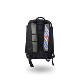 Twins Special BAG-5 backpack gym bag in black with durable storage construction, adjustable shoulder straps, zippered compartments and fight-gear carry capacity on a white background