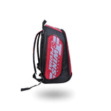 Twins Special BAG-5 backpack gym bag in black with durable storage construction, adjustable shoulder straps, zippered compartments and fight-gear carry capacity on a white background