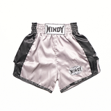 Product photo of Windy Classic Satin Muay Thai Shorts Grey/Black