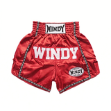 Product photo of Windy Classic Satin Muay Thai Shorts Crimson Red