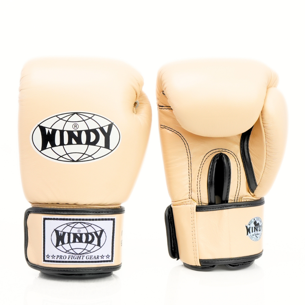 Windy BGVH Classic Velcro Boxing Gloves Cream — product photo 3