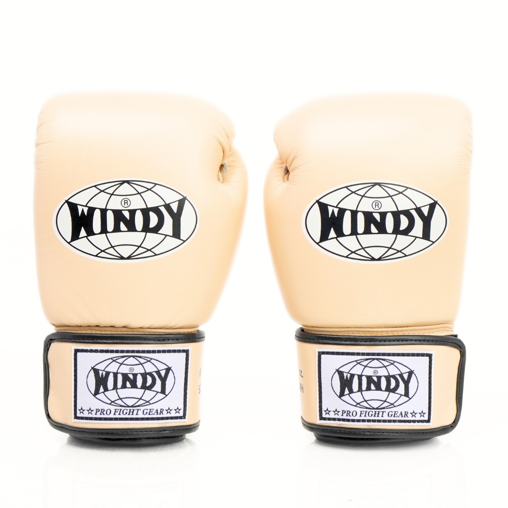 Windy BGVH Classic Velcro Boxing Gloves Cream — product photo 5