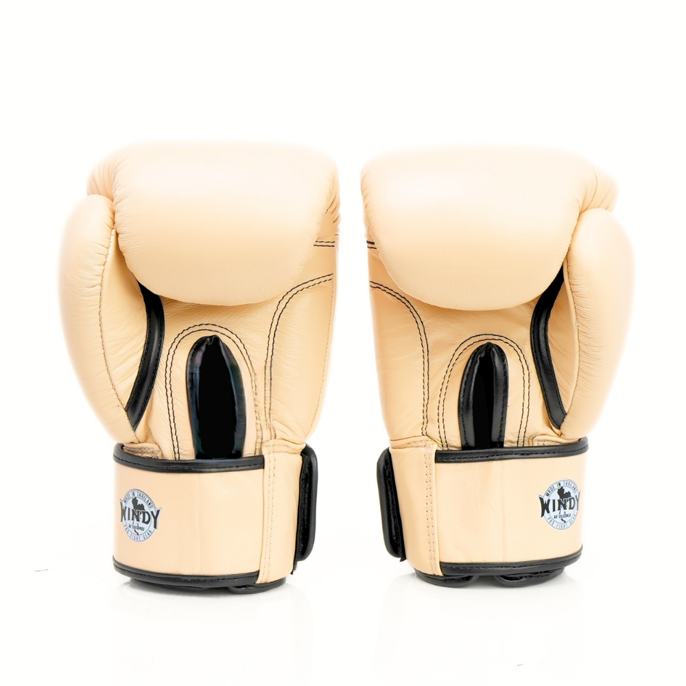 Windy BGVH Classic Velcro Boxing Gloves Cream — product photo 6