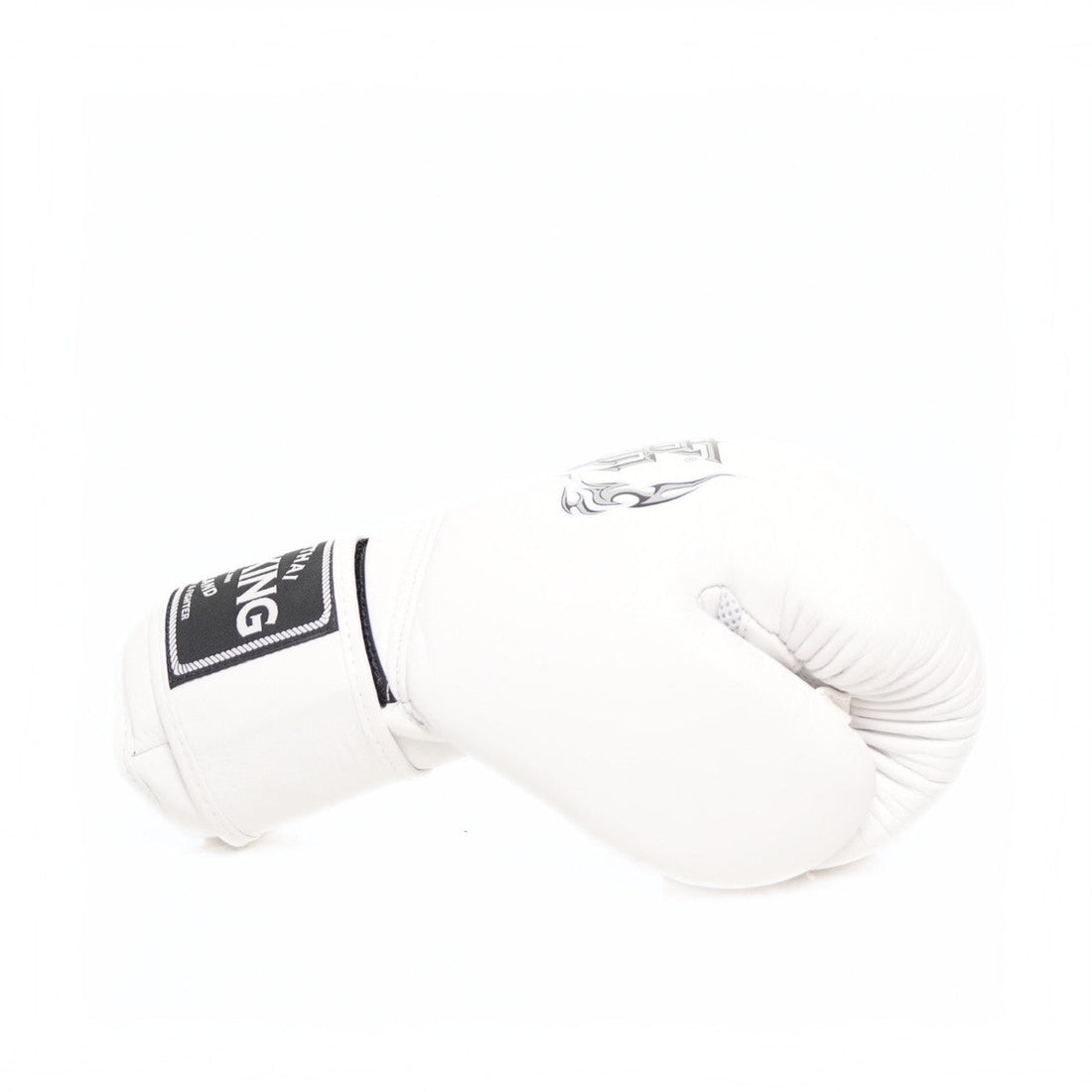 Top King TKBGSA Super Air boxing gloves with lightweight ventilated construction, multi-layer impact padding, ergonomic fist shape and secure hook-and-loop wrist closure for boxing and Muay Thai training on a white background