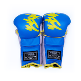Yibuko lace-up mma glove cobalt lace-up MMA gloves