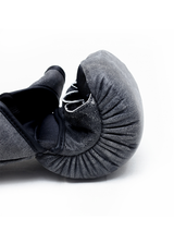 Yibuko lace-up mma glove vintage grey lace-up MMA gloves – view 2