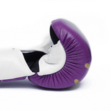 Yibuko lace-up mma glove purple lace-up MMA gloves – view 3