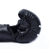 Yibuko lace-up mma glove black/white lace-up MMA gloves – view 4